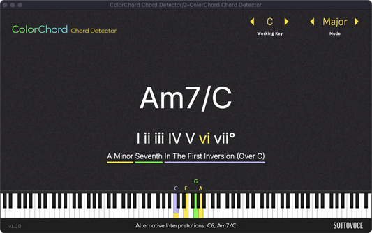 ColorChord Chord Detector Screenshot